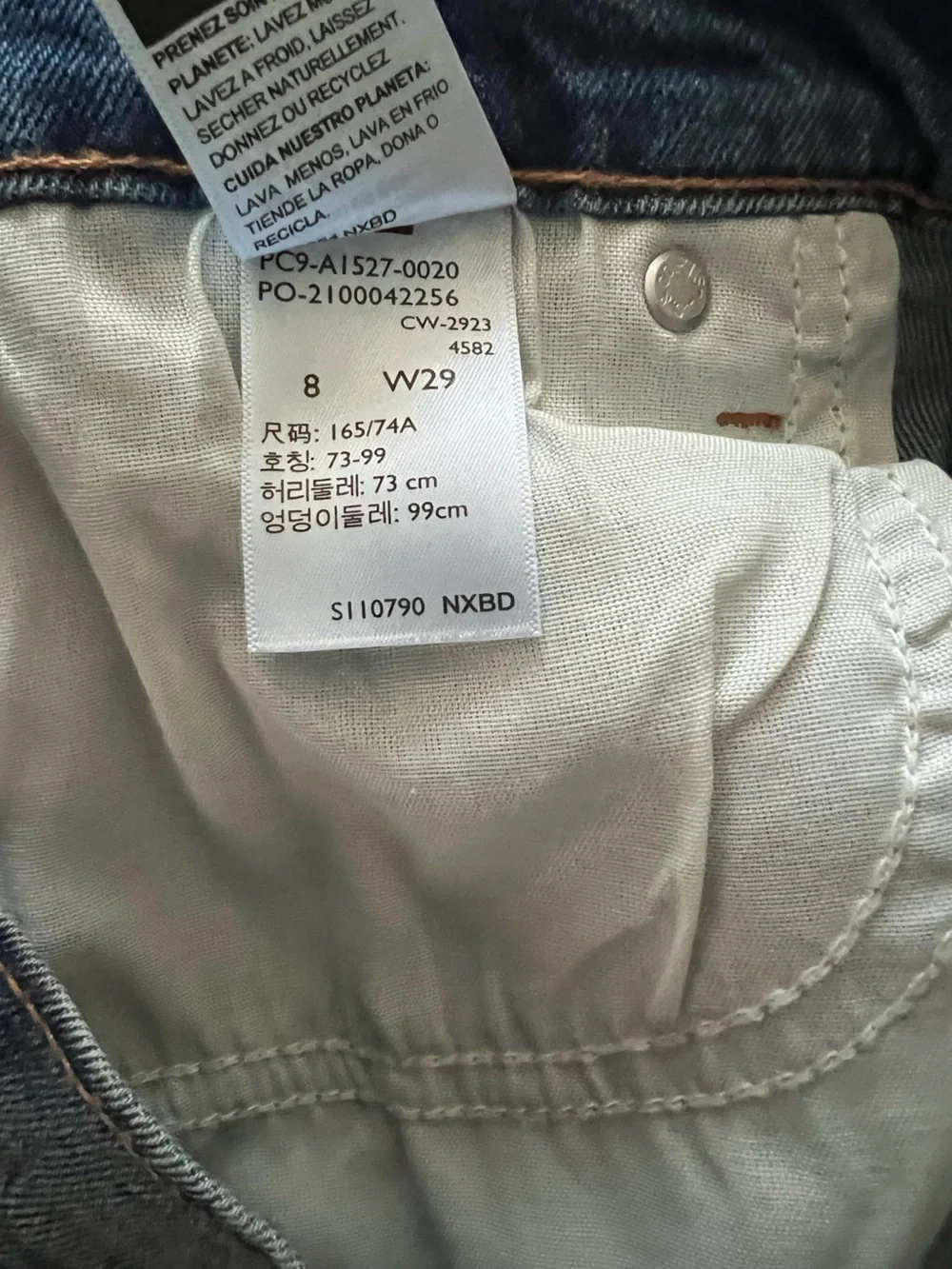 Levi’s Heritage Mid-Rise Cut Off Denim Shorts Sz 8